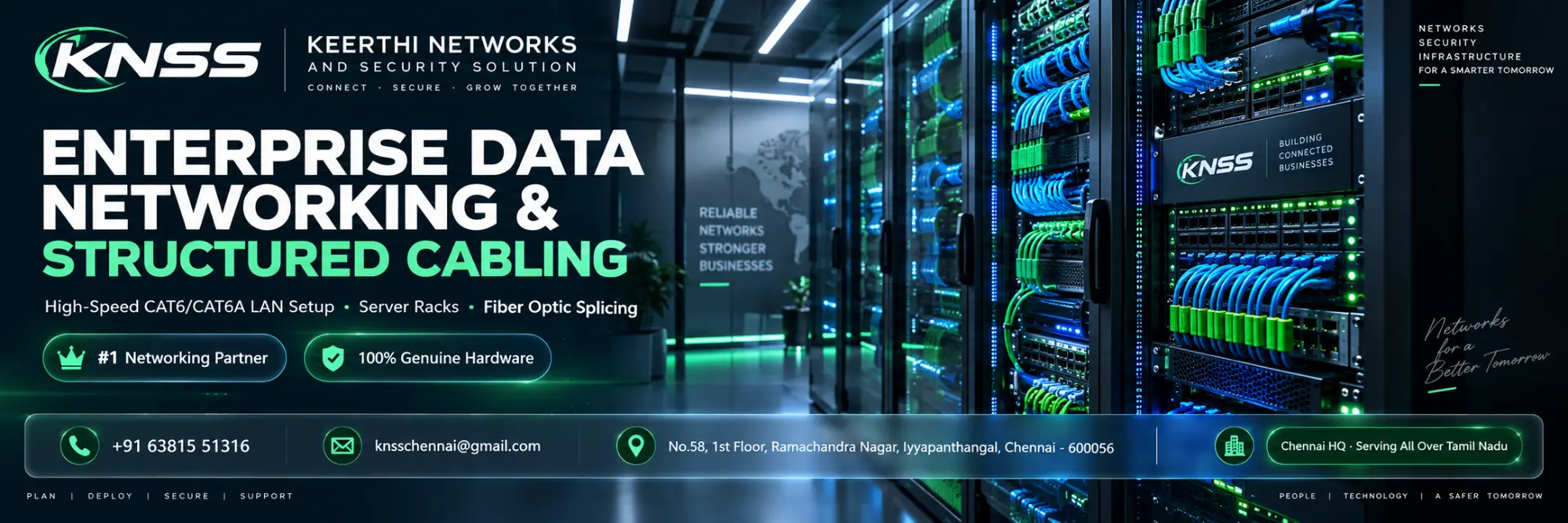 Keerthi Networks - Enterprise Data Networking & Structured Cabling Solutions Chennai, Tamil Nadu